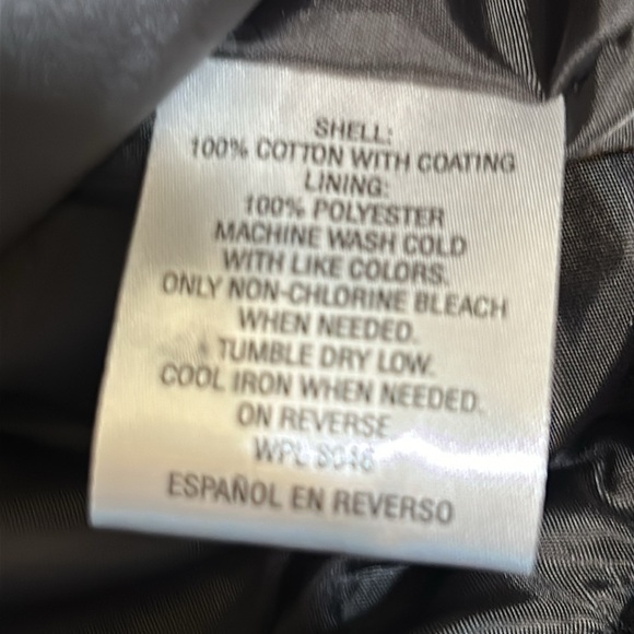 NWOT INC International Concepts Moto Aviator Bomber Jacket Coated Cotton Large - Picture 5 of 6